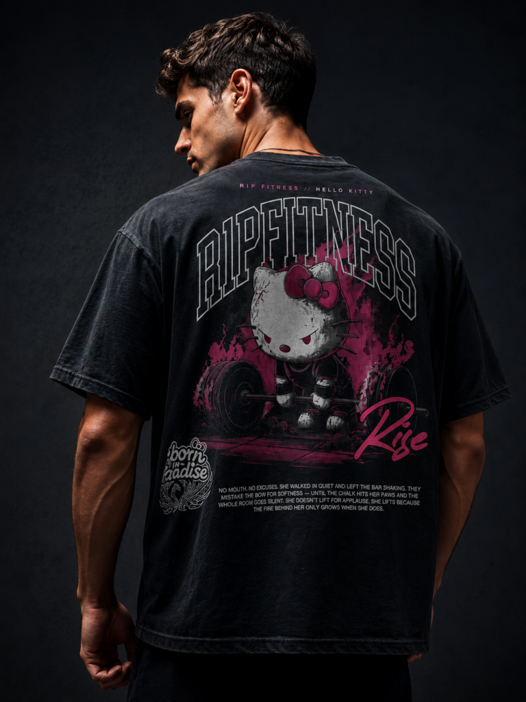 Iron Resolve Pink Oversized Graphic Tee | R1PFITNESS — R1P FITNESS