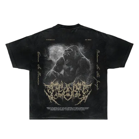 Gorilla: Iron Will — Vintage Wash Oversized Tee | R1PFITNESS — R1P
